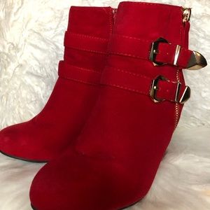 Red booties